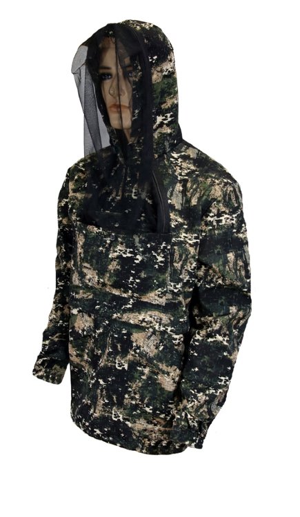 Антимоскитный костюм охотника с ловушками (RipStop) Камуфляж